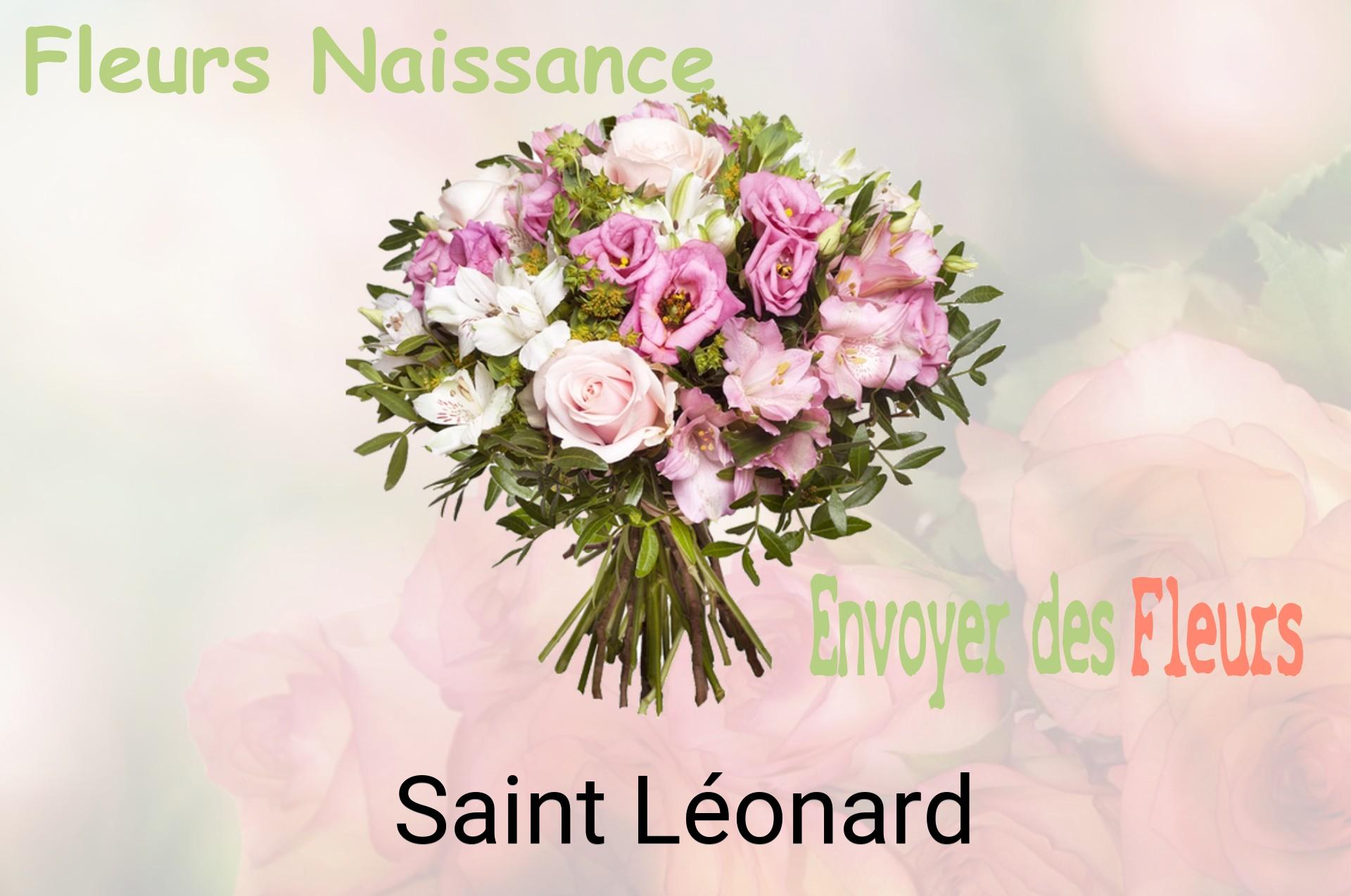 Bouquet de fleurs de naissance livré à Saint-Léonard